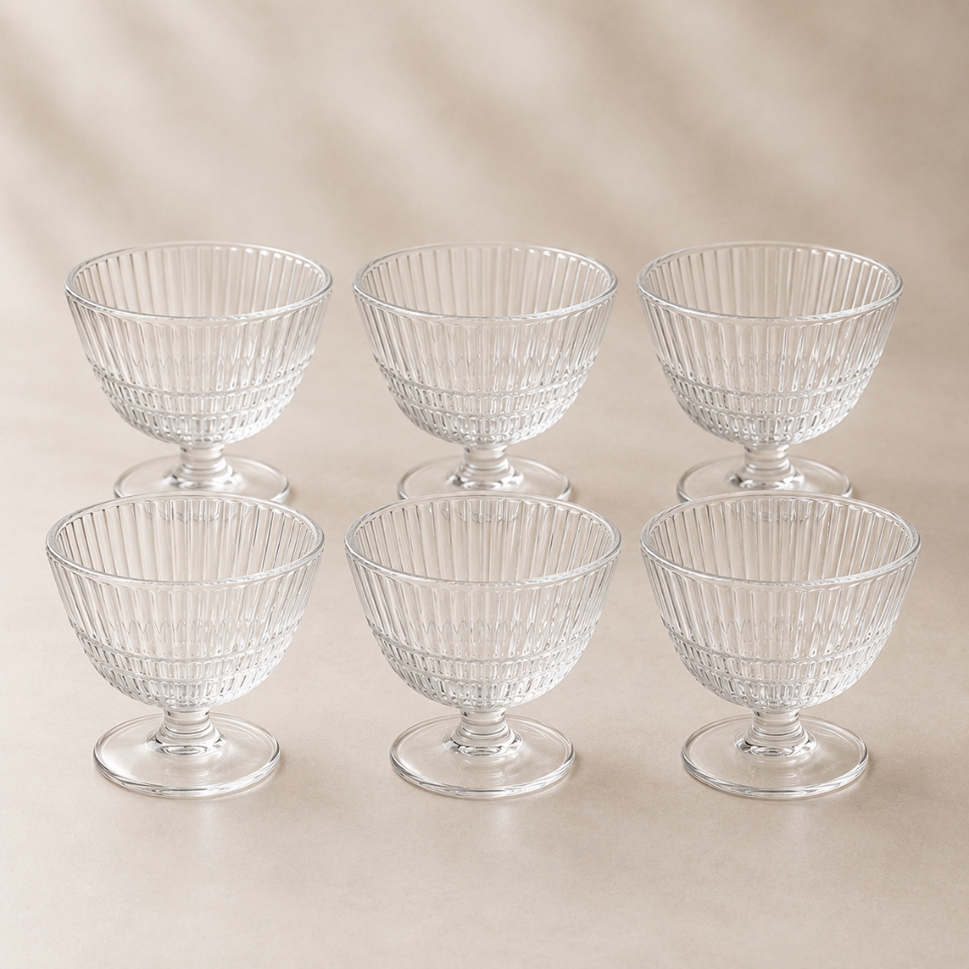 Copas de vidrio para postre 3