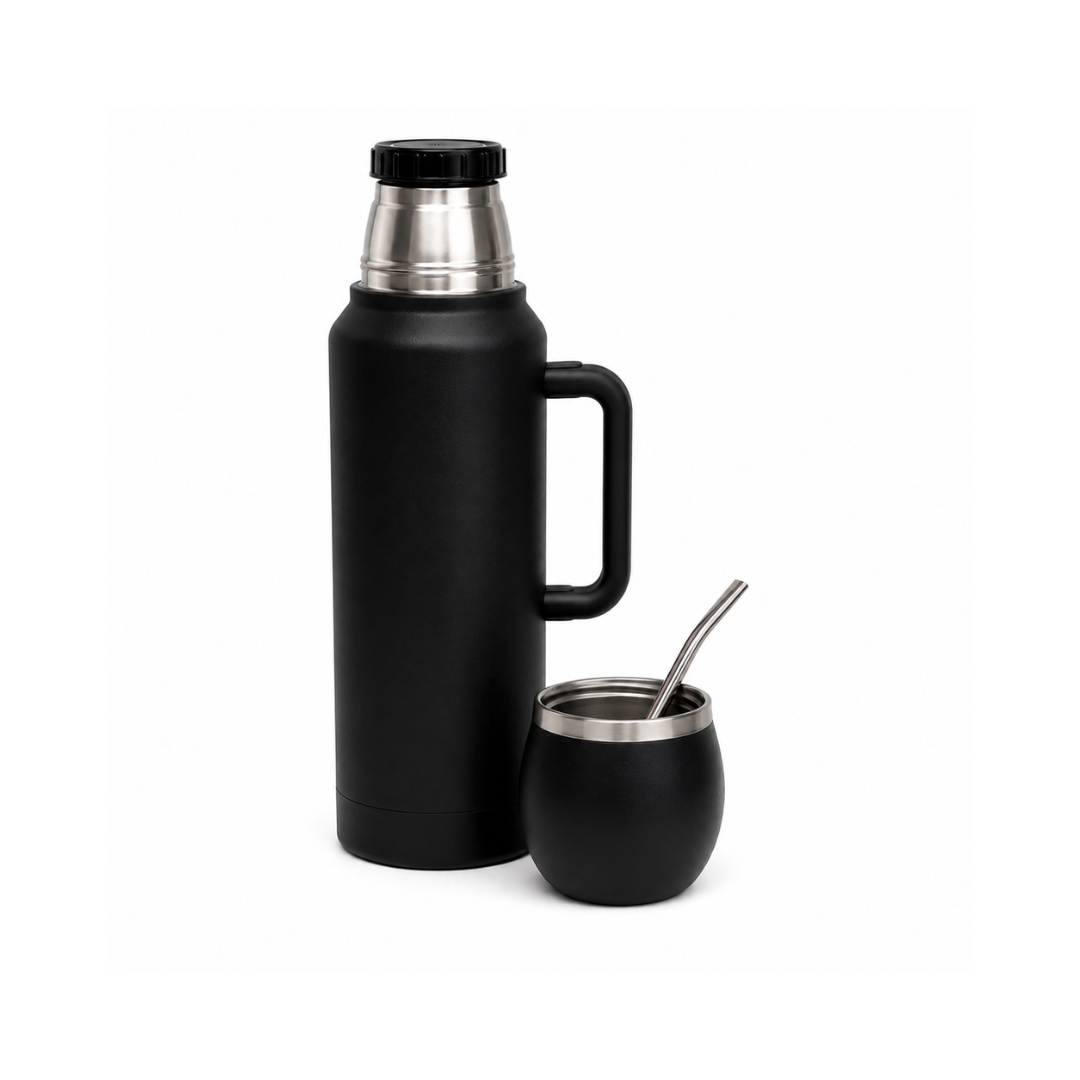 Kit de termo, mate y bombilla Sports