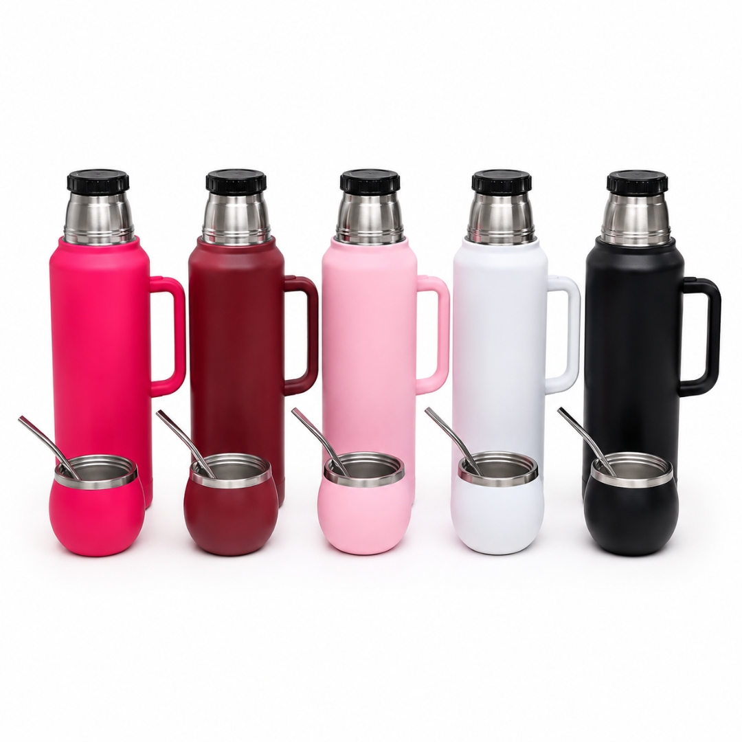 Kit de termo, mate y bombilla Sports 2
