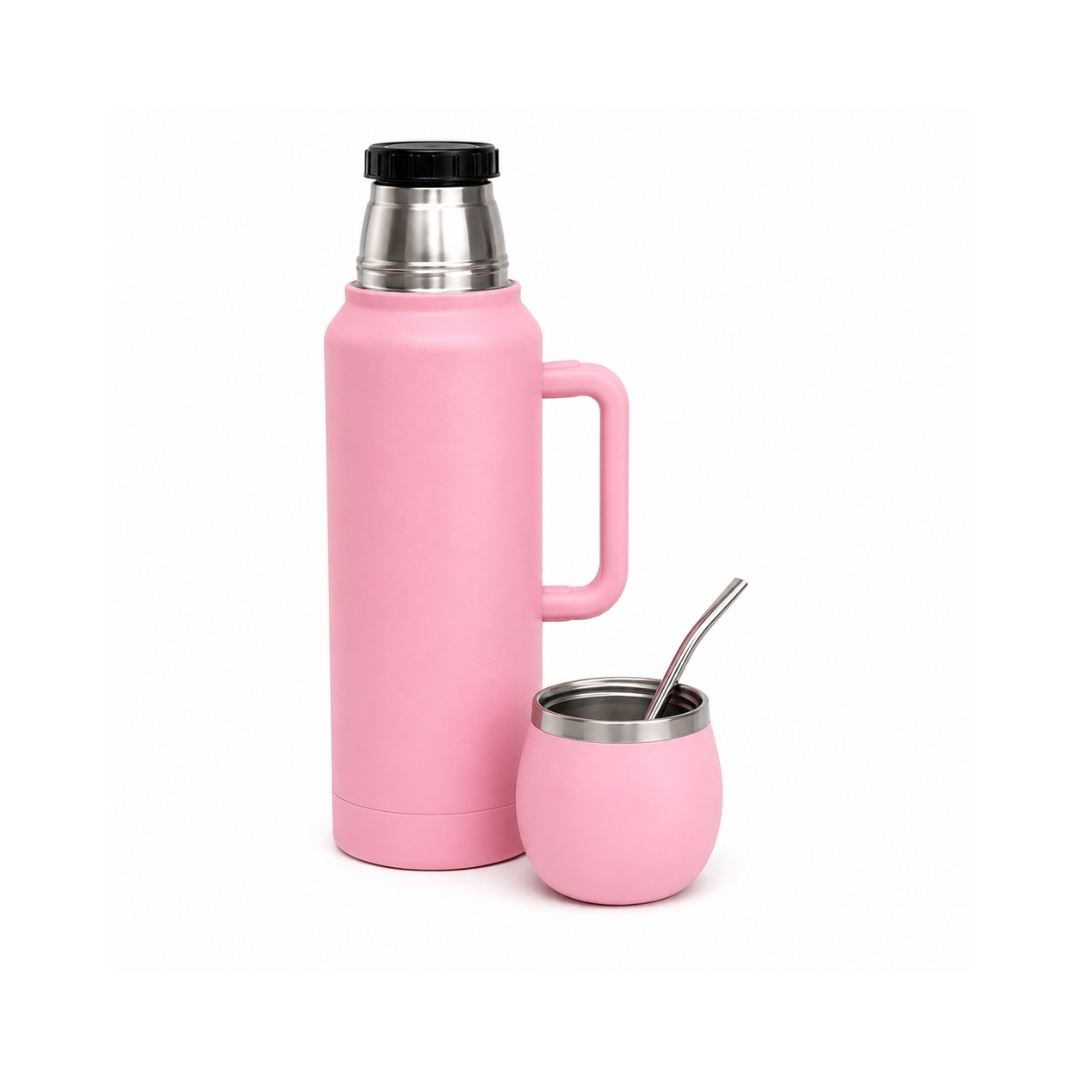 Kit de termo, mate y bombilla Sports 4