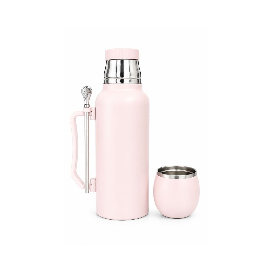 Kit de termo, mate y bombilla Vacuum 4