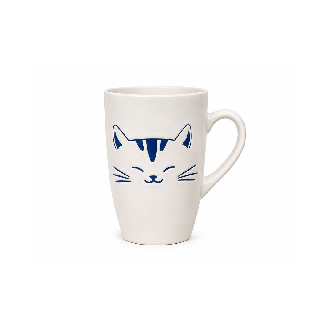 Taza de cerámica alta gatito 2